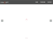 Tablet Screenshot of conceptstudio.sk